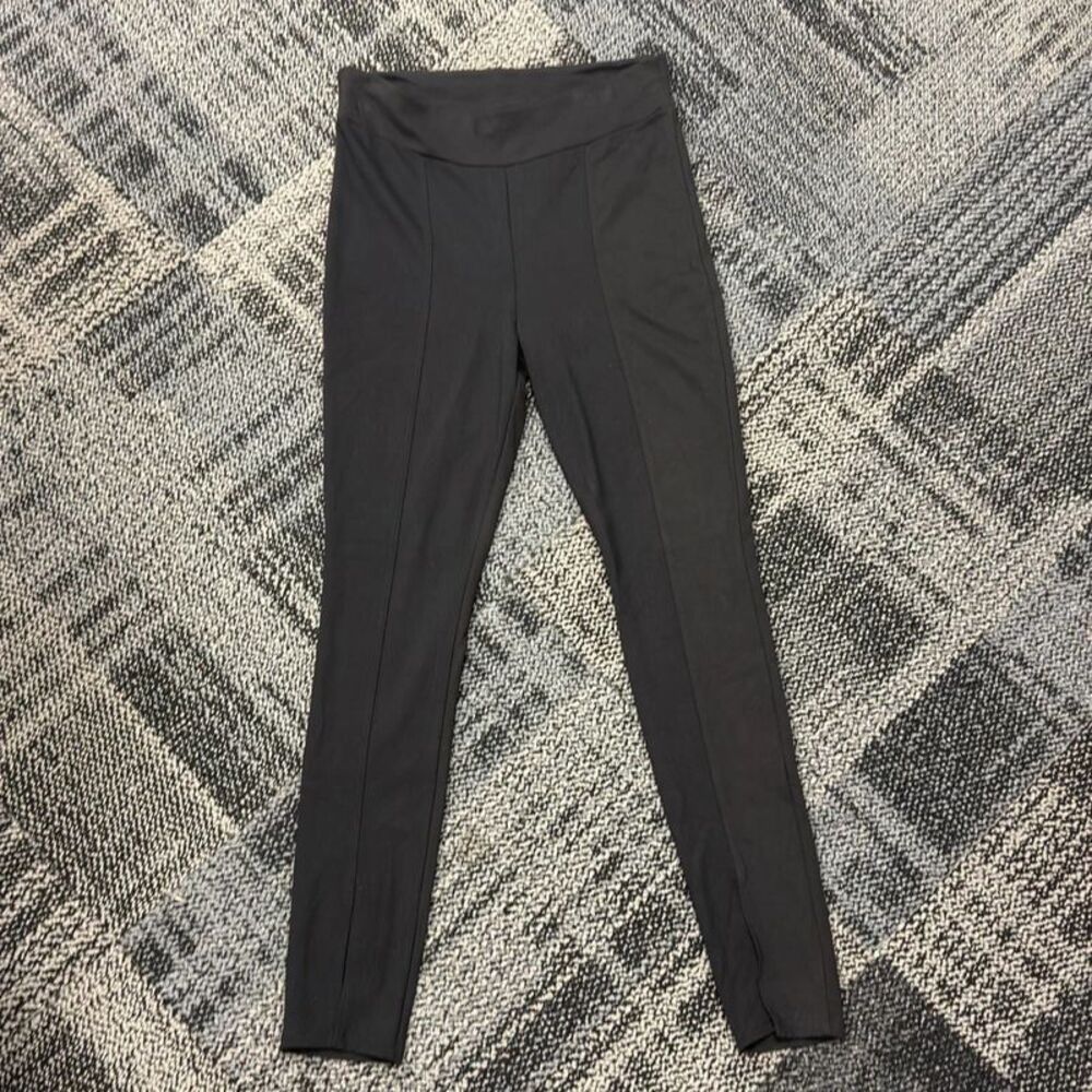 Bar III Women’s Black Ponte Pull-On Skinny Leggings Pants Size Large L